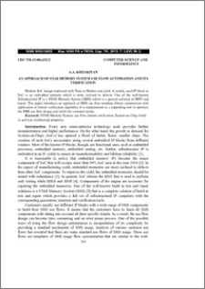 An approach of star memory system use flow automation and its verification