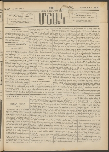 Մշակ, 1889 Տասն եւ եօթերորդ տարի, Թիւ 27 (Երեքշաբթի, Մարտի 7)