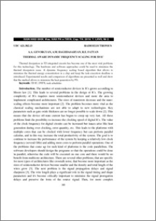 Thermal aware dynamic frequency scaling for 3D IC