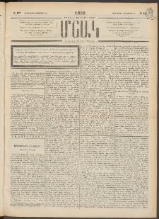 Մշակ, 1898, Քսանվեցերորդ տարի, Թիւ 167 (Չորեքշաբթի, Սեպտեմբերի 16)