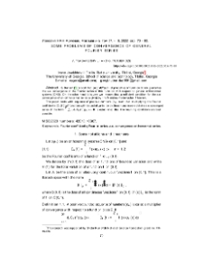 Some problems of convergence of general Fourier series