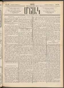 Մշակ, 1900, Քսանութերորդ տարի, Թիւ 175 (Երեքշաբթի, Սեպտեմբերի 19)