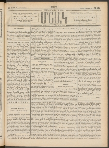 Մշակ, 1901, Քսանիններորդ տարի, Թիւ 170 (Շաբաթ, Օգոստոսի 4)
