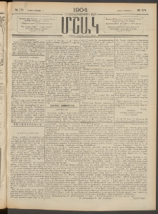 Մշակ, 1904, Երեսուներկուերորդ տարի, Թիւ 175 (Կիրակի, Օգոստոսի 15)