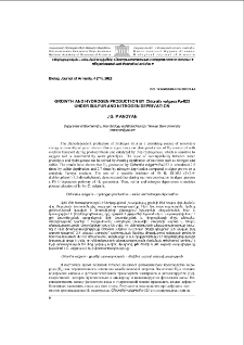 Growth and hydrogen production by Chlorella vulgaris Pa-023 under sulfur and nitrogen deprivation