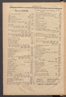 ԸՆՏԱՆԻՔ, 1884, Ա տարի, Ցանկ նիւթոց
