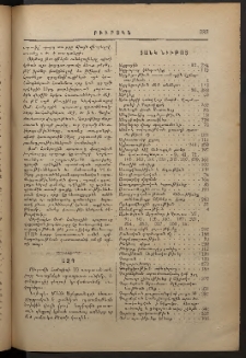 ԲԻՒՐԱԿՆ, 1893, ԺԱ տարի, Ցանկ նիւթոց
