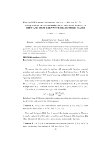 Uniqueness Of Meromorphic Functions When Its Shift And First Derivative Share Three Values