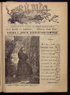 Տարազ, 1898, Իններորդ տարի, Թիւ 45 (Կիրակի, 22 Նոյեմբերի)