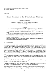 On an Extension of the Ghouila-Houri Theorem