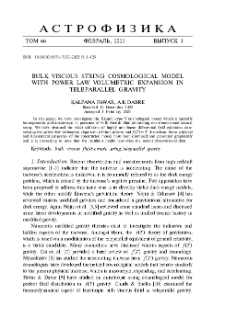 Bulk Viscous String Cosmological Model With Power Law Volumetric Expansion In Teleparallel Gravity