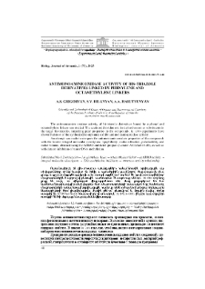 Antimonoamine oxidase activity of bis-triazole derivatives linked by phenylene and octamethylene linkers