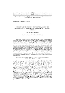 Structural transformations of DNA under the influence of oligomers and polymers of ethylene glycols
