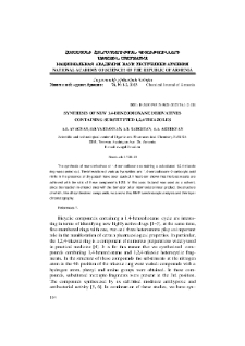 Synthesis of new 1,4-benzodioxane derivatives containing substituted 1,2,4-triazoles
