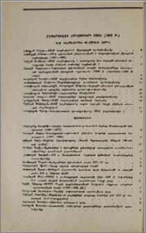 Հրապարակված հոդվածների ցանկ (1982 թ.)