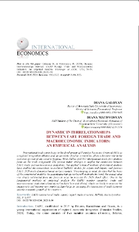 Dynamic Interrelationships Between EAEU Foreign Trade and Macroeconomic Indicators: An Empirical Analysis