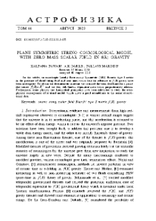 Plane Symmetric String Cosmological Model With Zero Mass Scalar Field In F(R) Gravity