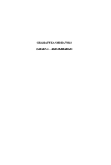 Gramatyka Ormiańska