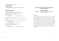 On Some Methodological Problems of Ethnopsychology