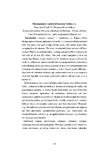 Pharmaceutical analysis of Leonurus Cardiaca L.
