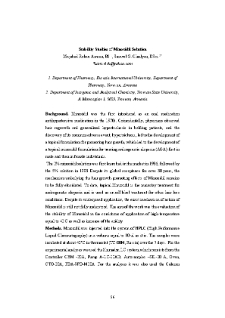 Stability Studies of Minoxidil Solution