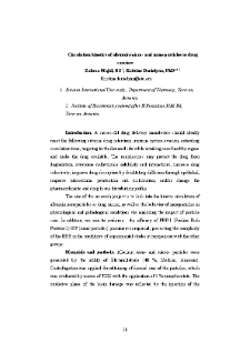 Circulation kinetics of albumin micro- and nano-particles as drug carriers