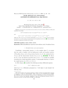 Some results on nonlineardifference-differential equations