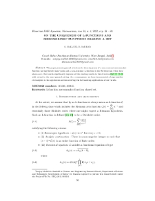 On the uniqueness of L-functions and meromorphic functions sharing a set