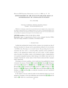 Effectiveness of the even-type delayed mean in approximation of conjugate functions