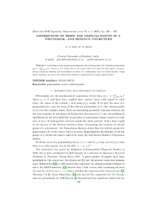 Distribution of zeros and critical points of a polynomial, and Sendov’s conjecture