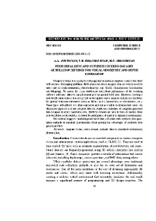 Photorealistic and Synthetic Stereo-Dataset Generation Method for Visual Odometry and Depth Estimation