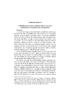 L'importanza dell'armeno nella scuola linguistica italiana del XX secolo