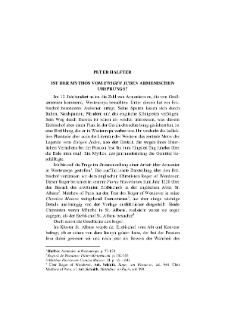Ist der mythos vom ewigen juden armenischen ursprungs?