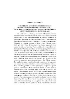 Conciliatio aut Distinctio: Preliminary Observations on History and Theological Method in Clemens Galanus’ Conciliatio Ecclesiæ Armenæ cum Romana (Rome, 1650-1661)