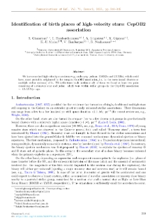 Identification of Birth Places of High-Velocity Stars: CepOB2 Association