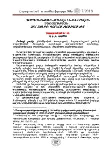 Պաշտպանության բանակի ինժեներական ծառայության 2005-2008 թթ. գործունեությունից