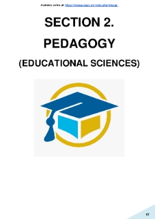 Socio-Pedagogic Conditions Of Design Origination
