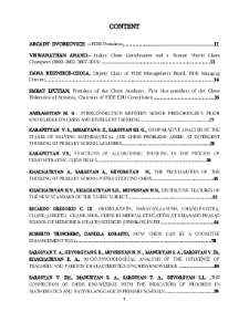 Բովանդակություն; Содержание; Content