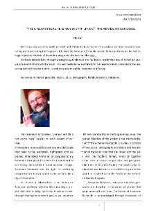 “The Unexamined Life is not Worth Living”: The Armenian Genocide