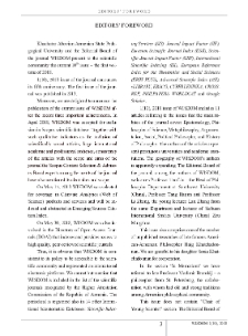Editor`s Foreword