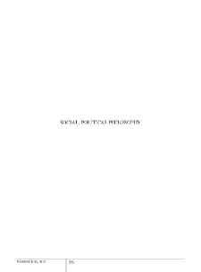 A New Line of Research: Synergetic Philosophy and Sociology of Personality