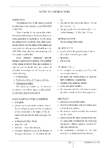 Notes to Contributors