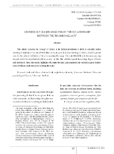 Gnoseology-Based Analysis of the Relationship Between Truth and Fallacy