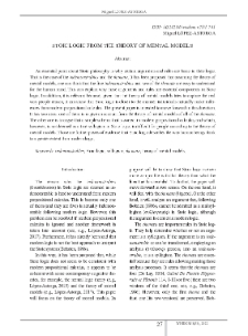 Stoic Logic from the Theory of Mental Models