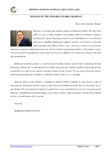 Message Of The Editorial Board Chairman