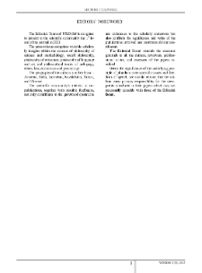 Editor`s Foreword