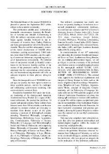 Editor`s Foreword