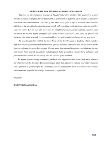 Message Of The Editorial Board Chairman