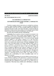 Keyword-Biased Speech Recognition: A Comparative Study