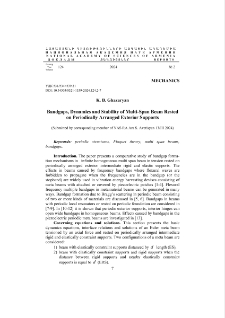 Bandgaps, Dynamics and Stability of Multi-Span Beam Rested on Periodically Arranged Exterior Supports